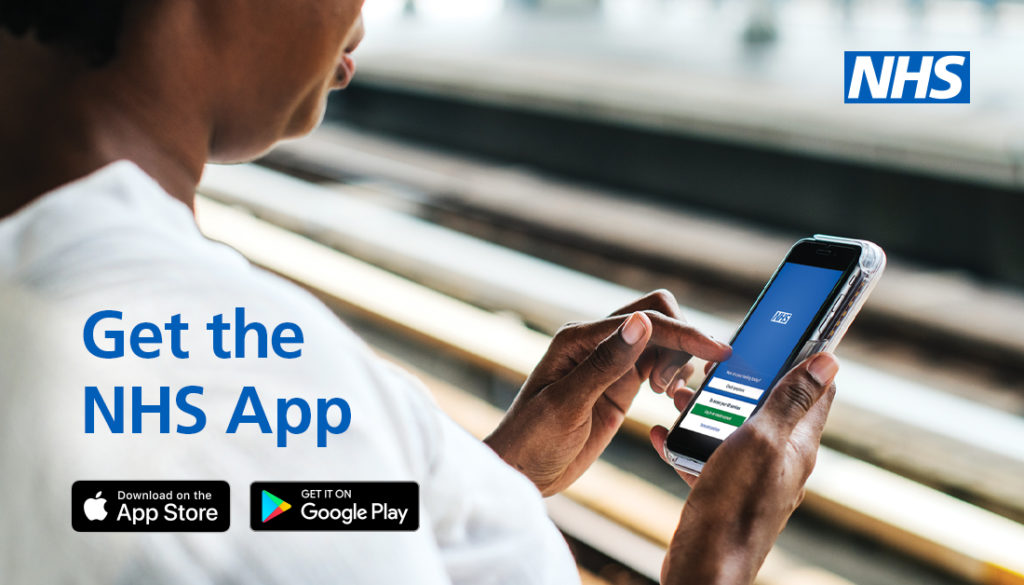 A link to the Get the NHS App information on the NHS website
